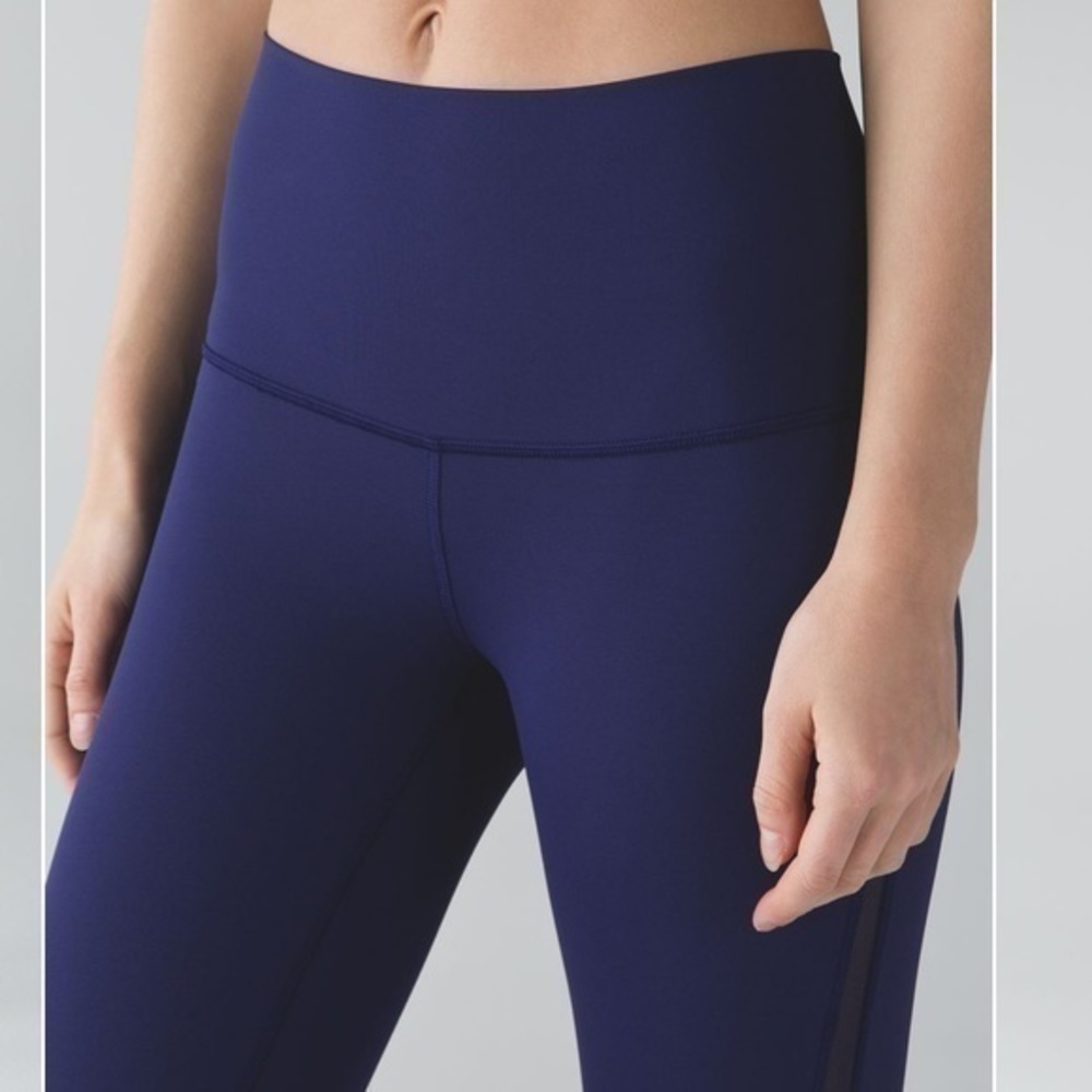LULULEMON Minimalist Crop Hero Blue Size 8 - Picture 4 of 16